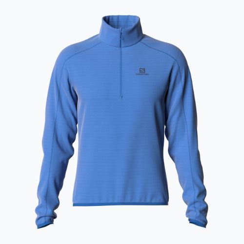 Herren Fleece-Sweatshirt Salomon Outrack HZ Mid blau LC1711