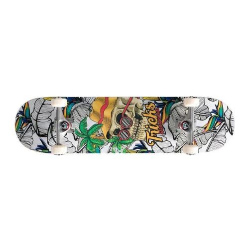 Klassisches Skateboard Tricks LSD Komplett weiß TRCO0022A015