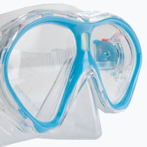 Kinderschnorchelset AQUASTIC Maske + Schnorchel blau MSK-01N