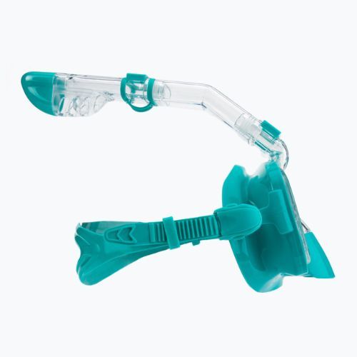 AQUASTIC Schnorchelset Maske + Schnorchel blau SMFK-01SN