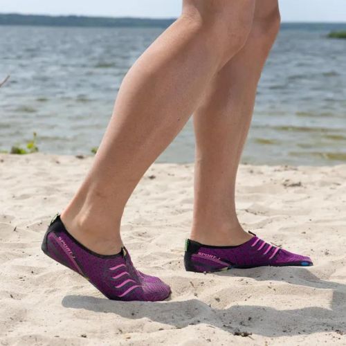 AQUASTIC Aqua Wasserschuhe lila WS008