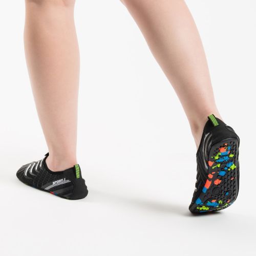 AQUASTIC Aqua Wasserschuhe schwarz WS049