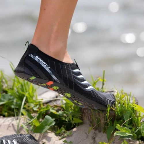 AQUASTIC Aqua Wasserschuhe schwarz WS049