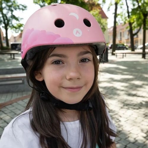 Fahrradhelm Kinder ATTABO K1 rosa AH-K1