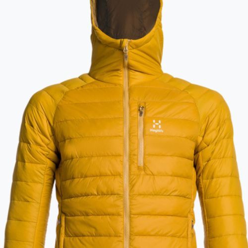 Herren Daunenjacke Haglöfs Spire Mimic Hood gelb 604676