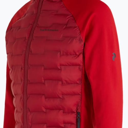 Männer Peak Performance Argon Hybrid Hood Jacke rot G77866120