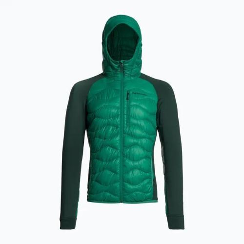 Herren Peak Performance Helium Down Hybrid Hood Jacke Grün G77855130