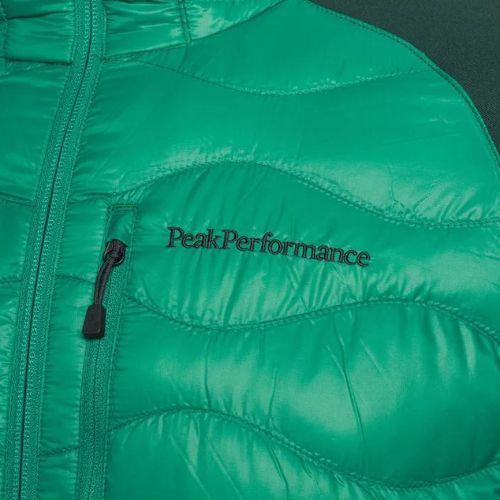 Herren Peak Performance Helium Down Hybrid Hood Jacke Grün G77855130
