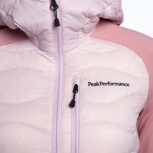 Frauen Peak Performance Helium Down Hybrid Hood Jacke rosa G77848130