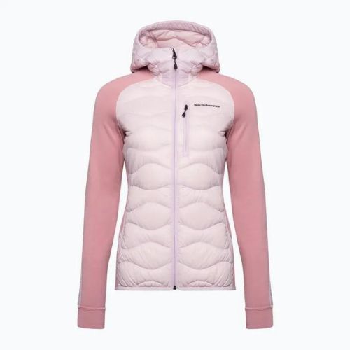 Frauen Peak Performance Helium Down Hybrid Hood Jacke rosa G77848130