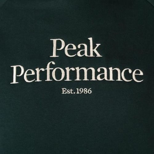 Herren Peak Performance Original Hood Trekking-Sweatshirt grün G77756250