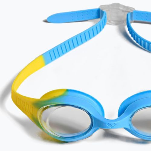 Kinderschwimmbrille arena Spider gelb und blau 004310