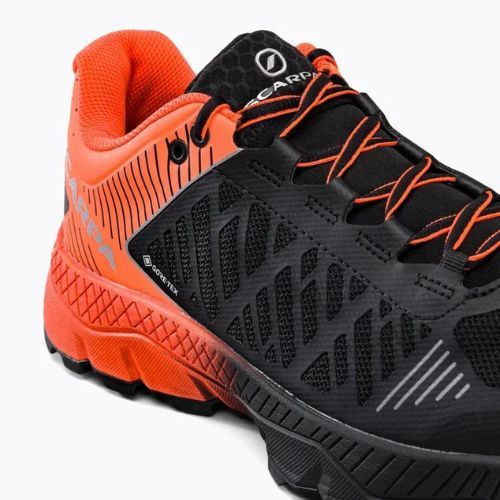 Herren SCARPA Spin Ultra schwarz/orange GTX Laufschuhe 33072-200/1