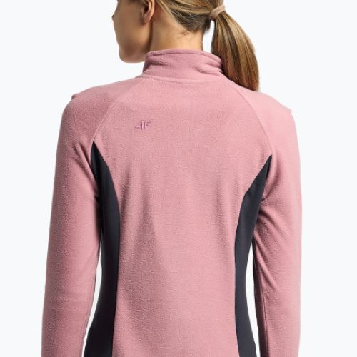 Damen-Ski-Sweatshirt 4F BIDP011 Fleece rosa H4Z22-BIDP011