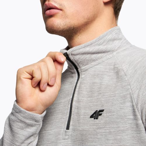 Herren 4F BIMP010 grau Fleece-Ski-Sweatshirt H4Z22-BIMP010