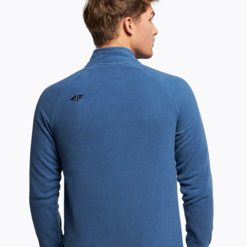 Herren 4F BIMP010 blaues Fleece-Ski-Sweatshirt H4Z22-BIMP010