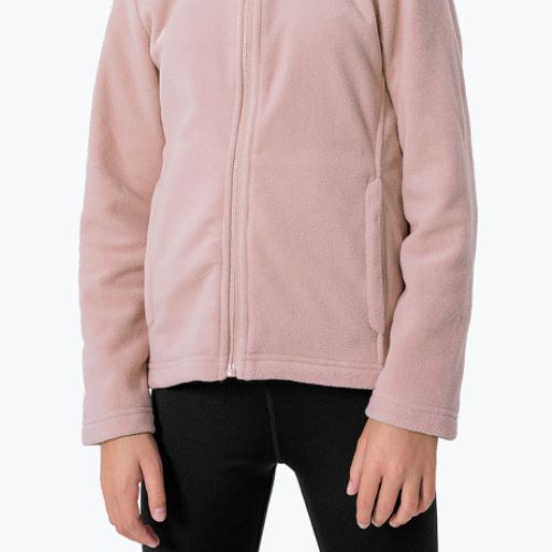 Kinder-Ski-Sweatshirt 4F JPLD001 Fleece rosa HJZ22-JPLD001