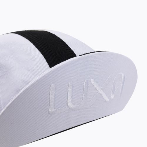 LUXA Classic Stripe Baseballkappe weiß und schwarz LULOCKCSW