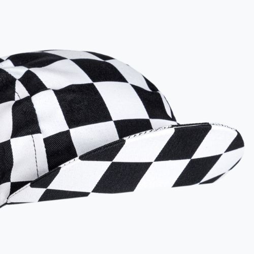 Luxa Squares Baseballkappe schwarz und weiß LULOCKSB