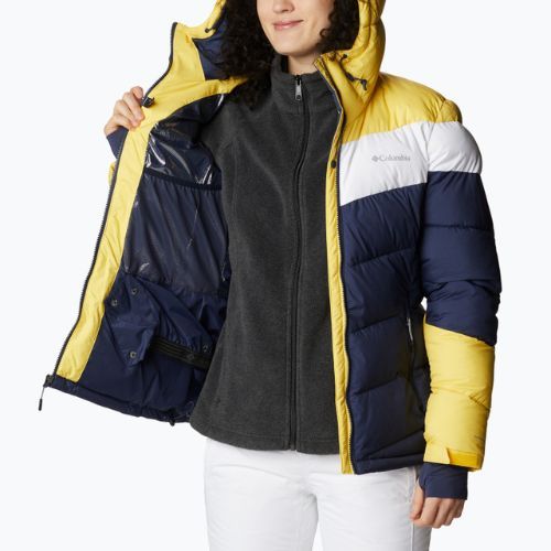 Columbia Abbott Peak Insulated Damen Skijacke navy blau und gelb 1909971