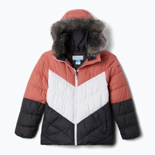 Columbia Arctic Blast grau-rosa Kinder-Skijacke 1908241