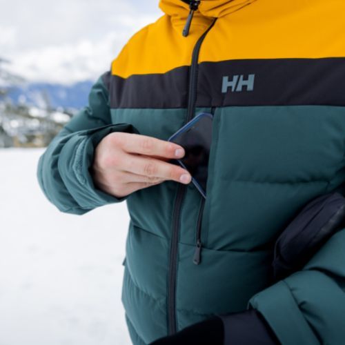 Helly Hansen Herren Skijacke Bossanova Puffy grün-gelb 65781_495