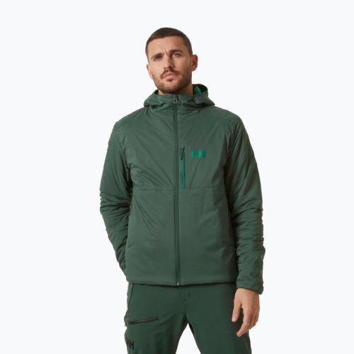 Herren Hybridjacke Helly Hansen Odin Stretch Hooded Insulator dunkelstes Tannengrün