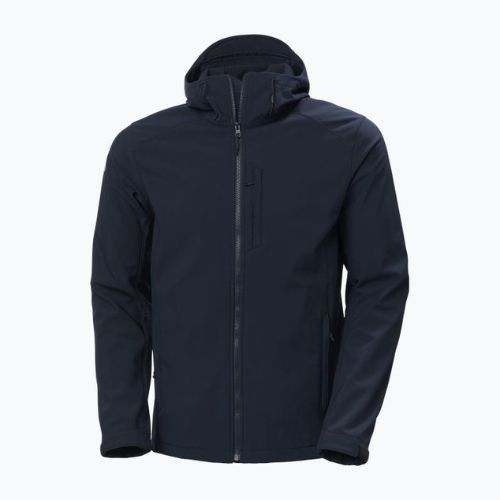 Helly Hansen Herren Paramount Kapuzen-Softshell-Jacke navy blau 62987_990