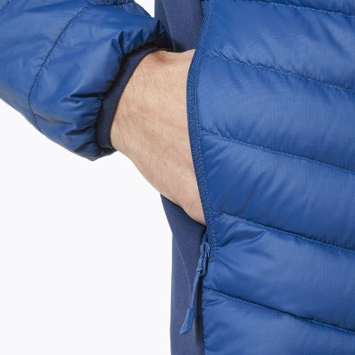 Herren Helly Hansen Verglas Hooded Down Hybrid Jacke Hybrid Ins 606 blau 63007