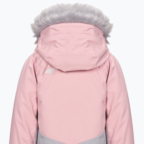 Kinder-Skijacke 4F rosa HJZ22-JKUDN003