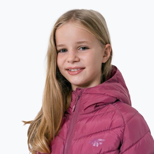 Kinder 4F Daunenjacke rosa HJZ22-JKUDP003