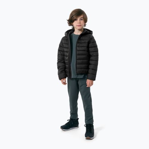 Kinder 4F Daunenjacke schwarz HJZ22-JKUMP001