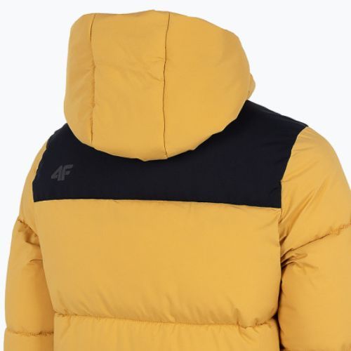 Kinder 4F Daunenjacke braun HJZ22-JKUMP004