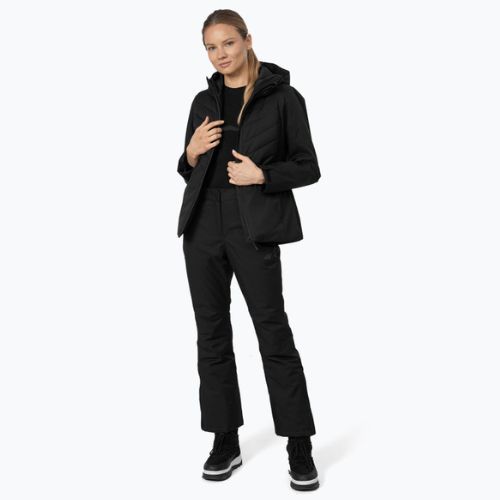Damen Skijacke 4F schwarz H4Z22-KUDN003