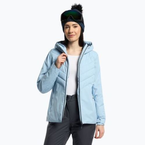 Damen-Skijacke 4F blau H4Z22-KUDN003