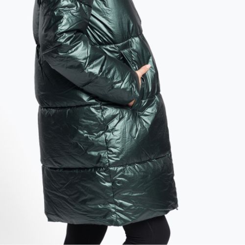 Damen Daunenjacke 4F grün H4Z22-KUDP011