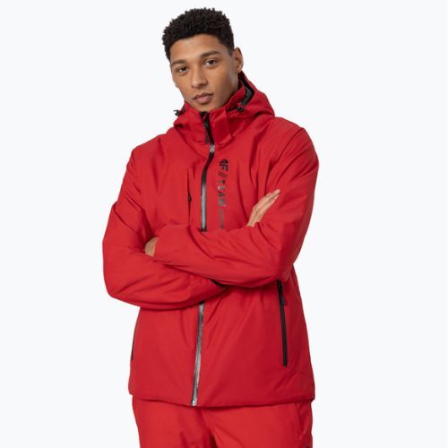Herren 4F Skijacke rot H4Z22-KUMN003