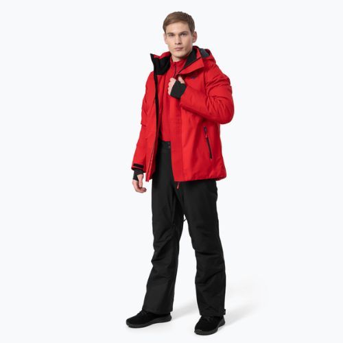Herren 4F Skijacke rot H4Z22-KUMN004