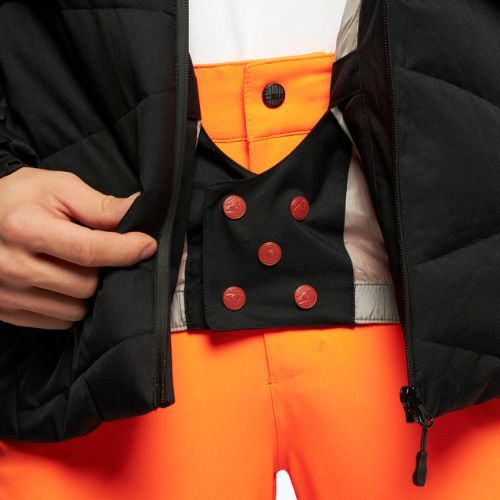 Herren 4F Skijacke schwarz H4Z22-KUMN007