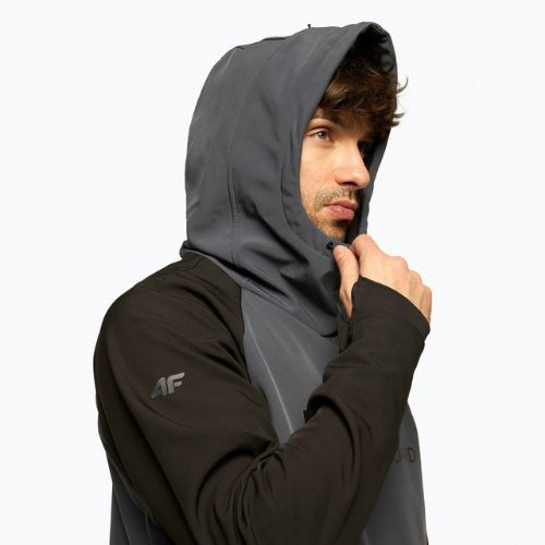Herren 4F Snowboardjacke graphit H4Z22-SFM001F