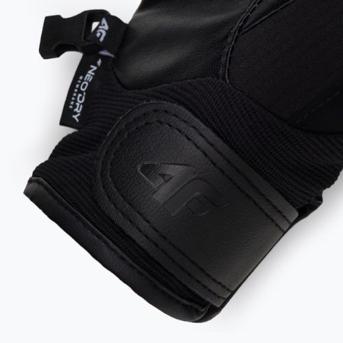 Herren-Skihandschuhe 4F schwarz H4Z22-REM004