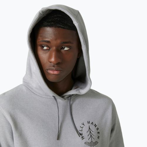 Helly Hansen Herren-Trekking-Sweatshirt F2F Organic Cotton 855 grau 62934