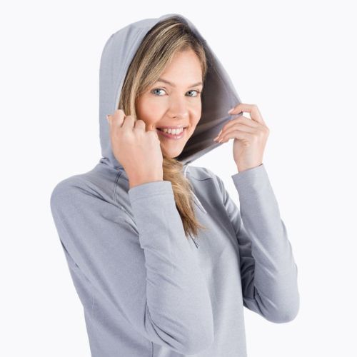 Damen-Trekking-Sweatshirt Helly Hansen Verglas Light Hoodie 853 grau 62964