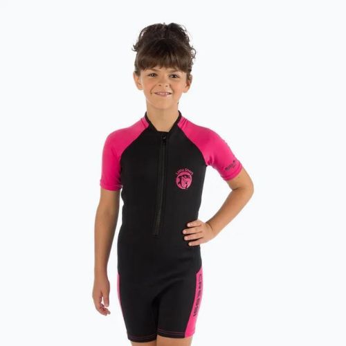 Cressi Little Shark 2 mm Kinderschwimmkörper schwarz/rosa DG003107