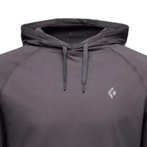 Herren-Trekking-Sweatshirt Black Diamond Crag Hoody grau AP7520000003LRG1