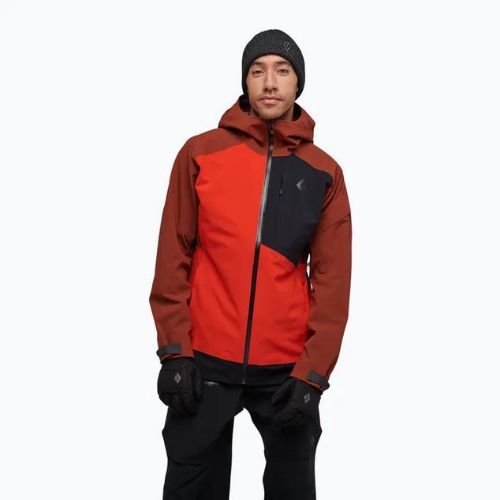 Herren Black Diamond Recon Stretch Skijacke rot-braun APK6HI9407LRG1