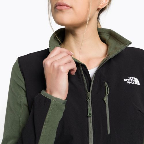 Damen Fleece-Sweatshirt The North Face Diablo Midlayer schwarz-grün NF0A5IHUWTQ1