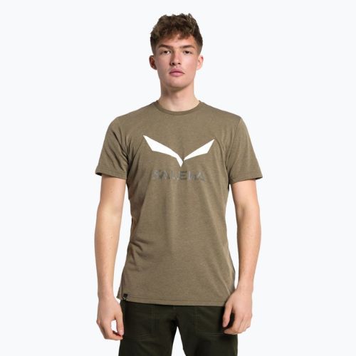 Salewa Solidlogo Dry Herren Trekkinghemd khaki 00-0000027018