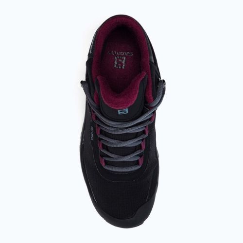 Trekkingschuhe Damen Salomon Shelter CS WP schwarz L41115