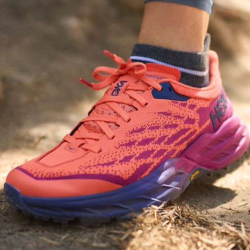 Damen Laufschuhe HOKA Speedgoat 5 orange 1123158-FFCM